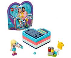 LEGO Friends - Caja Corazón de Verano de Stephanie, Juguete con Mini Muñeca Creativo de Colores para Construir para Niñas y Niños de 6 Años o más (41386)
