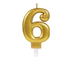 Amscan – Vela Cumpleaños, color Dorado (9901778)