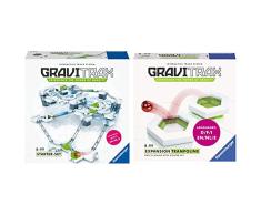 Ravensburger - GraviTrax Starter Kit, Kit de Inicio, Construye tu Propia Pista de Canicas, Juego Stem Innovador y Educativo, 8+ Años & GraviTrax Trampolín