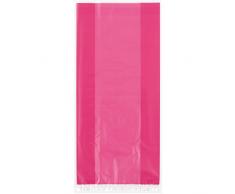 Unique Party 30 bolsas de regalo de celofán, color rosa oscuro, paquete de 8 (62024)