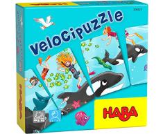 HABA 306623 - Velocipuzzle, Juego-Puzzle Infantil de Mesa. Más 4 años