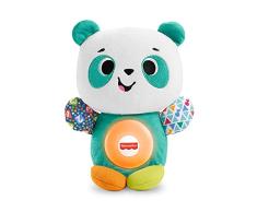Fisher-Price BlinkiLinkis GRG82 Panda, Juguete Musical de Peluche para bebés y niños pequeños, a Partir de 9 Meses