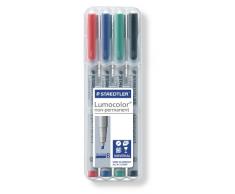 STAEDTLER 312 WP4 - Rotulador de Punta Fina Multicolor (4 Unidades), Multicolor