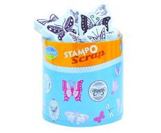 Aladine 29 Sellos con Mariposas Almohadillas de Tinta