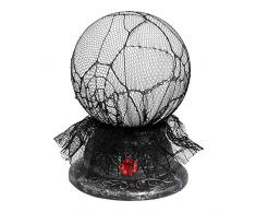 Boland 73050 - Bola de cristal interactiva, tamaño 19 x 13 cm, bola mágica con luz y sonido, incluye pilas, decoración, Halloween, carnaval, fiesta temática