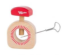 Goki 58515 - Juegos y Juguetes de Habilidad/Activos (Rojo, Blanco, Madera, Metal, Madera, 3 año(s), CE, 80 mm, 25 mm)