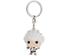 Funko Pop! Keychain: HxH - Killua Zoldyck con Yoyo - Hunter X Hunter (HXH) - Collectable Vinilo Mini Figure Llavero Novedoso - Relleno De Calcetín - Idea De Regalo - Mercancía Oficial - Fans De Anime
