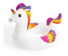 Bestway 43241 Flirty Feather - Colchón Hinchable (1,89 x 79 cm), Color Blanco