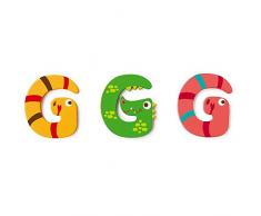 Scratch-Todos los demásMobiliario, decoración y Almacenamiento para niñosSCRATCHScratch Deco: Wooden Letter G, 3 asstd, Styles, 3 Glue Dots Included, on Card, Multicolor (Más de una)