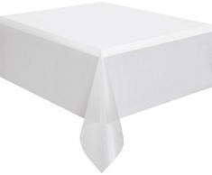 Mantel de Plástico - 2,74 m x 1,37 m - Transparente
