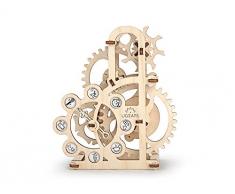 UGEARS Dinamómetro Mecánico 3D Rompecabezas de Madera Kit de Construcción Sin Pegamento Para Niños y Adultos