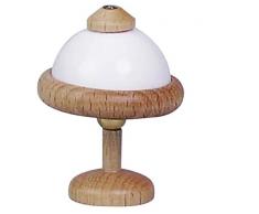 Kahlert 10.447 luz - Muñeca Mini Accesorios - Blanco Madera lámpara de Mesa,