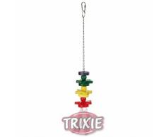TRIXIE Percha juguete Loros, madera, multicolor, 30 cm