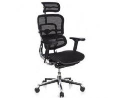 Hjh Silla de oficina Ergonómica ERGOMAX, Ajustable color negro