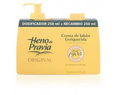 Heno De Pravia crema jabón dosificador+recambio 250 ml