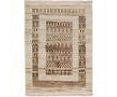benuta Alfombra Gabbeh Beige 160x230 cm - Alfombra oriental / clasica