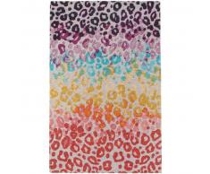 benuta Alfombra de tejido plano Stay Multicolor 230x340 cm - Alfombra lisa para cocina, corredor y pasillo - fácil de limpiar