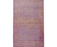 benuta Alfombra de tejido plano Frencie Morado 160x235 cm - Alfombra lisa para cocina, corredor y pasillo - fácil de limpiar