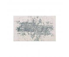 benuta Alfombrilla de baño Luis Beige/Turquesa 60x100 cm - Alfombra para cuarto de baño