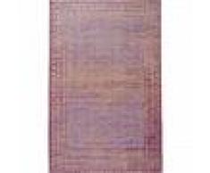 benuta Alfombra de tejido plano Frencie Morado 300x400 cm - Alfombra lisa para cocina, corredor y pasillo - fácil de limpiar