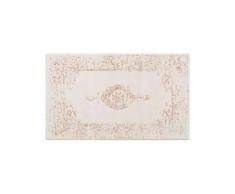 benuta Alfombrilla de baño Luis Beige/Cobre 70x120 cm - Alfombra para cuarto de baño