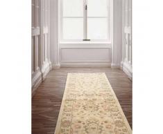 benuta Alfombra pelo corto de pasillo oriental Heritage Crema 66x240 cm - Alfombra diseño moderno para salon