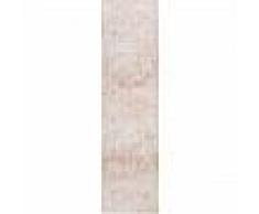 Alfombra pelo corto de pasillo Jelle con estampado Beige 80x300 cm - Alfombra diseño moderno para salon