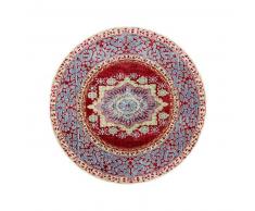 benuta Alfombra pelo corto redonda Visconti Multicolor ø 180 cm redondo - Alfombra diseño moderno para salon