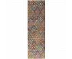benuta Alfombra pelo corto de pasillo Casa Multicolor 70x240 cm - Alfombra diseño moderno para salon