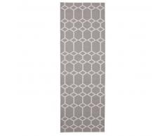 Brita Sweden Plástico Alfombra de pasillo exterior Ingrid Gris 70x250 cm