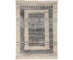 Alfombra Gabbeh Azul 120x170 cm - Alfombra oriental / clasica