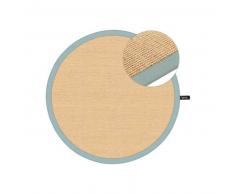 Alfombra Sisal Azul ø 160 cm redondo - Alfombra natural / vegetal