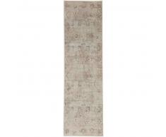 Alfombra pelo corto de pasillo Cedar Crema 70x240 cm - Alfombra diseño moderno para salon