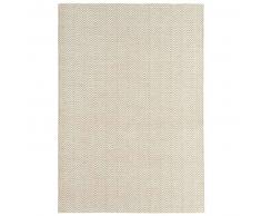 benuta Alfombra pelo corto de Pasillo Ives Beige 66x200 cm - Alfombra diseño moderno para salon
