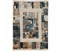 benuta Alfombra Gabbeh Azul 80x150 cm - Alfombra oriental / clasica