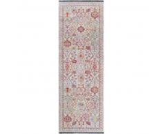 benuta Alfombra pelo corto de pasillo Ian Multicolor 80x240 cm - Alfombra diseño moderno para salon