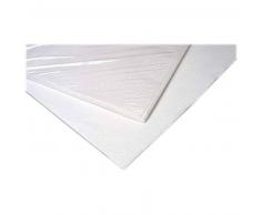 Mantel desechable papel 100x120 cms Blanco. Pack 100 uds