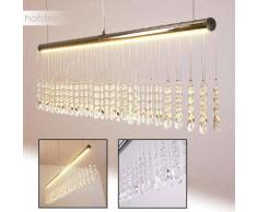 YORK Lámpara colgante LED Cromo, 1 luz - 1000 Lumen - Diseño - Zona interior - 3000 Kelvin - 4 - 8 días laborables .