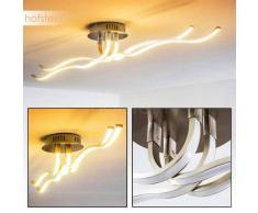 CORATO Lámpara de Techo LED Níquel-mate, 1 luz - 2000 Lumen - Moderno/Diseño - Zona interior - 3000 Kelvin - 4 - 8 días laborables .