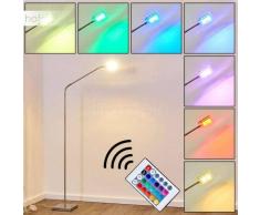 Fansen Lámpara de Pie LED Níquel-mate, Cromo, 1 luz - 320 Lumen - Moderno/Diseño - Zona interior - 3000/RGB Kelvin - 2 - 4 días laborables .
