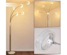 Soppana Lámpara de Pie LED Cromo, 5 luces - - Moderno/Diseño/vivienda Juvenil - Zona interior - - 3 o 6 días laborables .