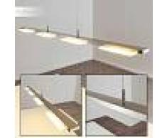 Wofi VERSO Lámpara colgante LED Níquel-mate, 4 luces - 300 Lumen - Moderno/vivienda Juvenil - Zona interior - 3000 Kelvin - 3 o 6 días laborables .