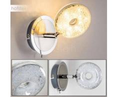 Donot Aplique LED Níquel-mate, Cromo, 1 luz - 475 Lumen - Diseño - Zona interior - 3000 Kelvin - 2 - 3 semanas .