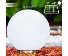 Solar Lámpara esféricas LED Acero inoxidable, 2 luces - 10 Lumen - Moderno - Zona exterior - 6500 Kelvin - 4 - 8 días laborables .