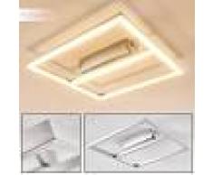 Paul Neuhaus INIGO Lámpara de techo LED Acero inoxidable, 1 luz - 1920 Lumen - Moderno/Diseño/vivienda Juvenil - Zona interior - 3000 Kelvin - 3 o 6 días laborables .