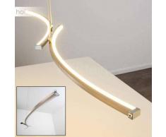 SEWARD Lámpara Colgante LED Níquel-mate, Cromo, 2 luces - 1390 Lumen - Moderno - Zona interior - 3000 Kelvin - 4 - 8 días laborables .