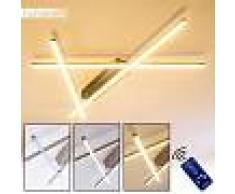 Alberta Lámpara de techo LED Acero inoxidable, 1 luz - 2490 Lumen - Moderno/Diseño/vivienda Juvenil - Zona interior - 3000 Kelvin - 3 o 6 días laborables .