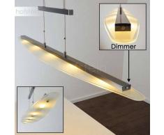 Conmee Lámpara colgante LED Níquel-mate, 5 luces - 2200 Lumen - Moderno - Zona interior - 2700 Kelvin - 4 - 8 días laborables .