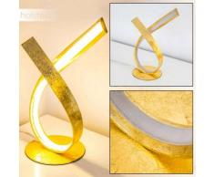 Lámpara de Mesa Medle LED dorado, 1 luz - 910 Lumen - Diseño - Zona interior - 3000 Kelvin - 2 - 4 días laborables .