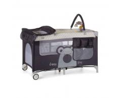 Cuna de viaje complet plus osito gris de Ms